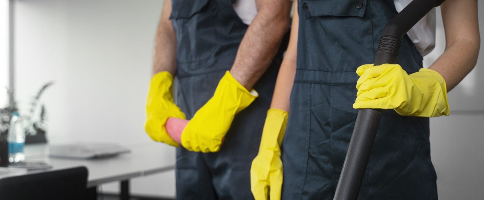 side-view-people-cleaning-building